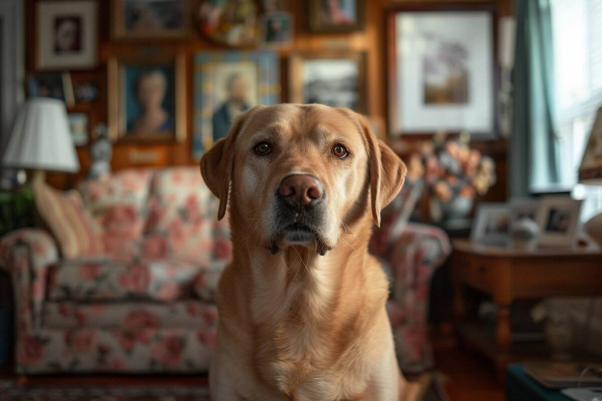 La touchante histoire de Nina, labrador retrouvant joie et foyer après une tragédie